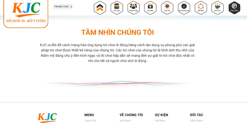 Giới thiệu KJC thông qua tầm nhìn chiến lược